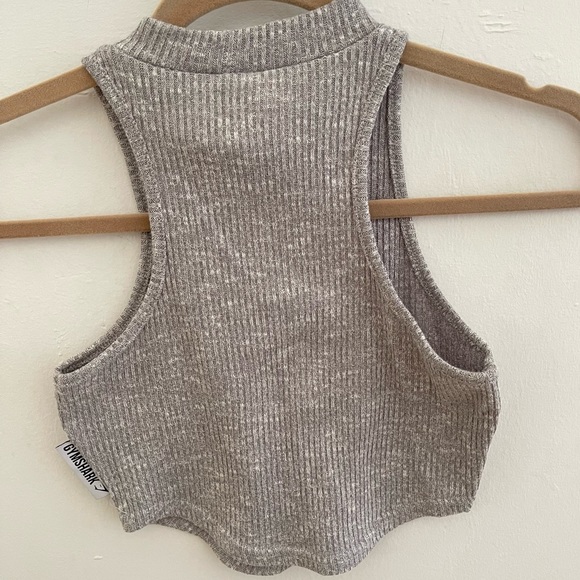 Gymshark Sloung Ribbed Cropped Tank - Picture 6 of 11
